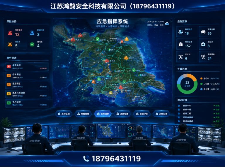 巴中应急指挥系统展示图